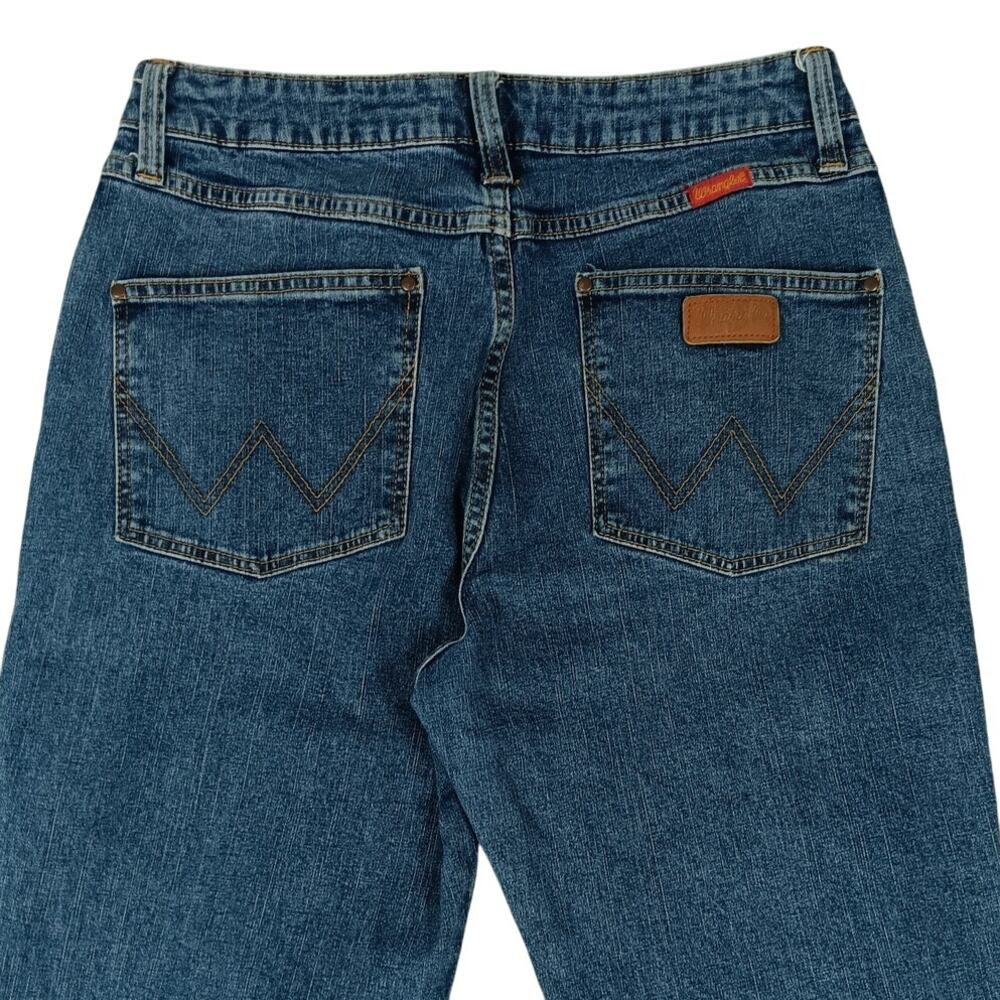 Wrangler Cowboy Cut Jeans Womens 7 30X31 Blue Slim Fit High Rise Cowgirl Western